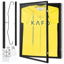 Jersey Display Frame Case, 24 x 32 x 1.5 in, Large Lockable Sport Jersey Sha...