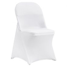 Stretch Spandex Folding Chair Covers, Universal Fitted Chair Cover, Removabl...