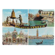 multiview, VENEZIA, VENICE. , ITALY used postcard 1980 postmark #