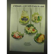 1965 Hellmann's Mayonnaise Ad - World Of Tastes
