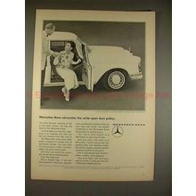 1965 Mercedes-Benz 220 Car Ad - Wide-Open Door Policy!!