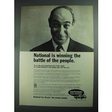 1968 National Car Rental Ad - Winning The Battle