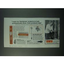 1979 Irwin Ad - Speedbor 88 Bits, Micro-Dial, Strait-Line Chalk Line