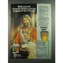 1983 Wolfschmidt Vodka Ad - Legend of the Charka