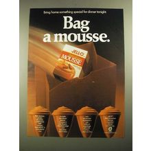 1987 Jell-O Mousse Ad - Bag a Mousse