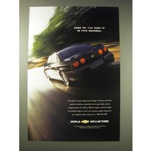 2003 Chevy Impala Ad - Zero to I'll take It in Five Seconds