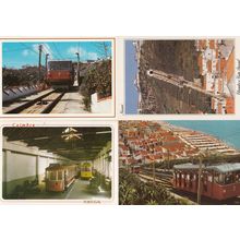 Coimbra Nazare Portugal Trams Tramway 4x Postcard s