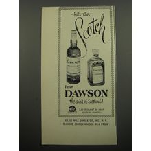 1955 Peter Dawson Scotch Ad - That's the Scotch