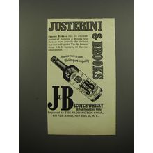 1955 J&B Scotch Ad - Justerini & Brooks Charles Dickens was an eminent patron