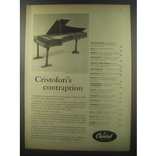 1956 Capitol Records Ad - Gregor Piatigorsky - Cristofori's Contraption