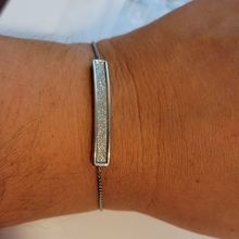 Silver Tone Druzy Adjustable Bracelet