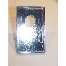 1970 PLYMOUTH GRAN COUPE TRUNK LOCK EMBLEM OEM #3444261