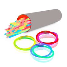 Glow Bracelet Assorted Tube of 100