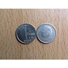 Belgium 1997 1 Frank Belgie (Dutch - Flemish Text) Coin
