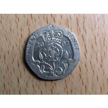 GB 2007 Elizebeth II Decimal 20p Coin