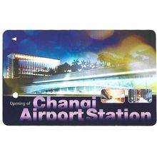Opening Of Changi Airport Station S'pore SMRT Train Card