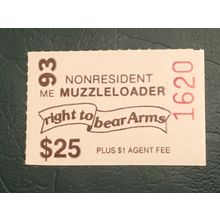 ICOLLECTZONE US Maine 1993 Muzzleloader Non-Resident Stamp VF NH