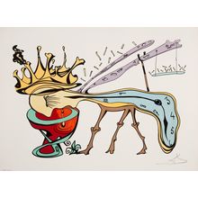 Salvador Dali (1904-1989). Royal Insect, from Vitraux in four sheets, 1974 Poste