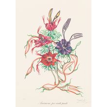 Salvador Dalí Florals Surrealist Flowers 1972 Picture 13 Poster Canvas Movie Fil