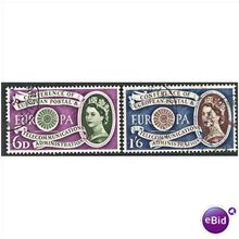 1960 SG621-622 Europa Set Fine Used SG621-2