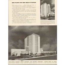 austin company 1947 rayweb corp new idea textile plant vintage ad