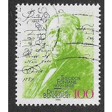 GER 1995 100pf 'THEODOR FONTANE' FINE USED (EBID60-512)