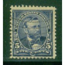Used 281 5c Ulysses S. Grant Just Clears M04802
