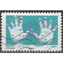France 2012 Michel 5474 O Cote (2015) 0.55 € Bonne année sur les doigts