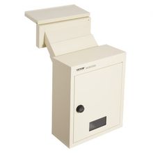 Through The Wall Drop Box, Heavy Duty Steel Through the Wall Mailbox with 2....