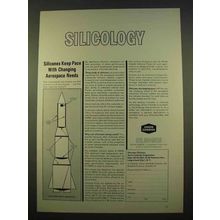 1963 Union Carbide Ad - Silicone Rubber K-1305W