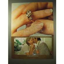 1975 De Beers Diamond Ad - A Diamond is Forever