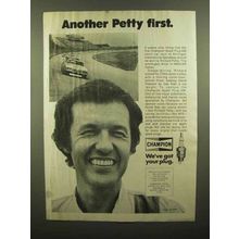 1975 Champion Spark Plugs Ad - Richard Petty