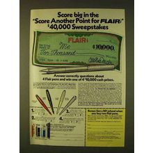 1979 Flair Pens Ad - Score Big