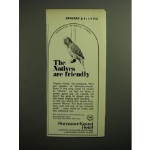 1970 Sheraton-Kauai Hotel Ad - The Natives are friendly