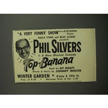 1952 Top Banana Play Ad - A very funny Show - Atkinson Times