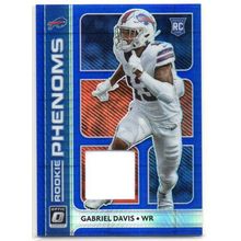 OPTIC ROOKIE PHENOMS GABRIEL DAVIS JERSEY BLUE HYPER REFRACTOR