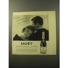 1960 Moet Champagne Ad - For memorable moments