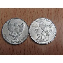 Indonesia 2008 200 Rupiah (ERROR) Coin