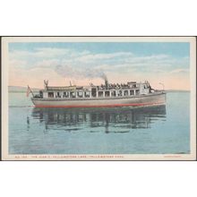 The Jean D, Yellowstone Lake, Yellowstone Park, Wyoming, 1923 - F Jay Haynes PC
