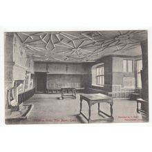 Reception Room Plas Mawr Conway Postcard Wales