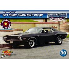 RARE TRADING CARD 1971 TRIPLE BLACK DODGE CHALLENGER RT 340