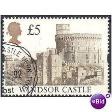 1992 SG1614 £5 Deep Brown Castle Very Fine Used .