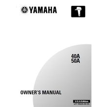 YAMAHA 40A 50A OWNERS MANUAL 2001 OUTBOARD MOTOR 137 PAGES ENGLISH USA EDITION