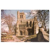 DUNSTABLE PRIORY CHURCH, vintage postcard unposted =