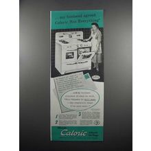 1950 Caloric Range Ad - My Husband Agreed