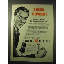 1950 General Electric Tubes Ad - Sales Power?
