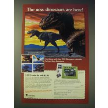 1989 United States Postal Service Ad - The new dinosaurs are here!