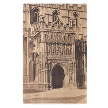 GLOUCESTER CATHEDRAL. used vintage postcard with love, The Squire.. 26.9.12