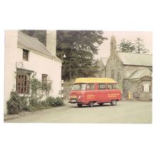 POST OFFICE POSTBUS, LLANDOVERY, WALES unused vintage postcard =