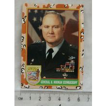 1991 Topps Desert Storm No. 4 General H. Norman Schwarzkopf III